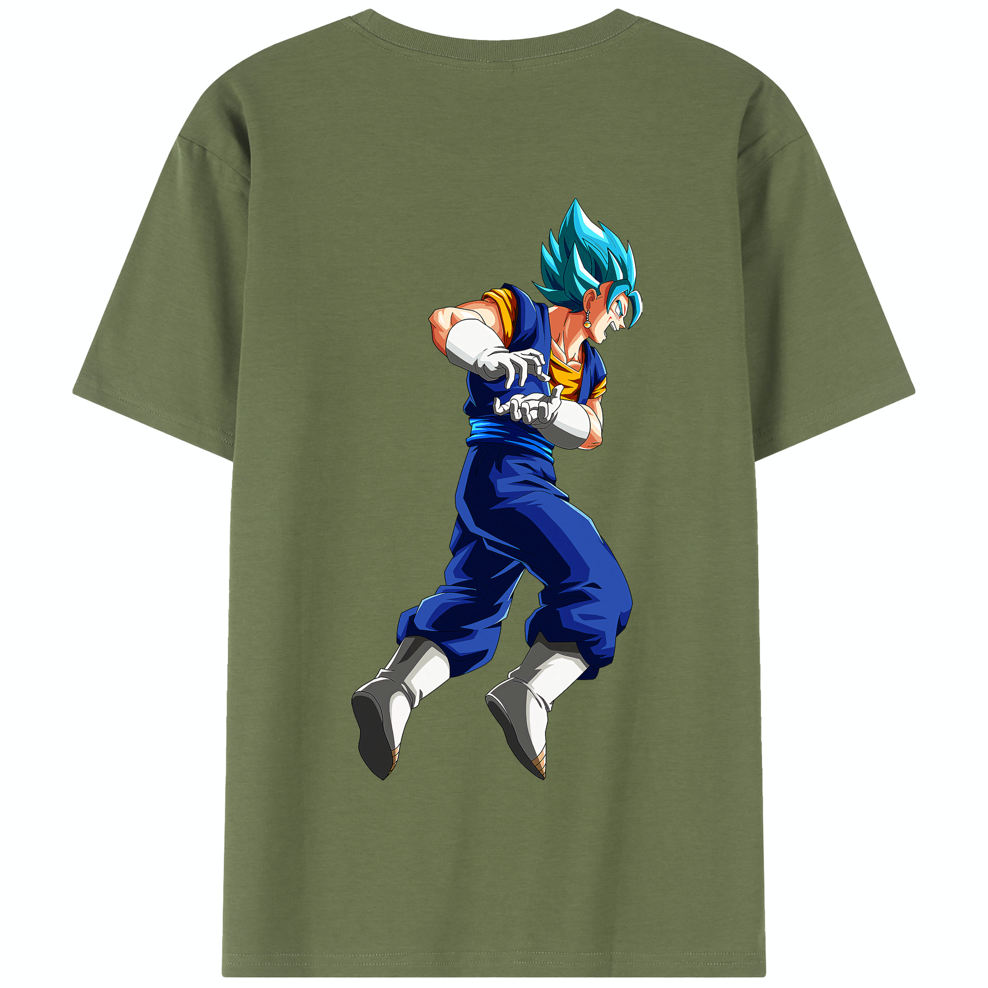 （画像用） ドラゴンボール ベジット DRAGON BALL Vegetto 綿100％半袖Tシャツ（背面プリント）